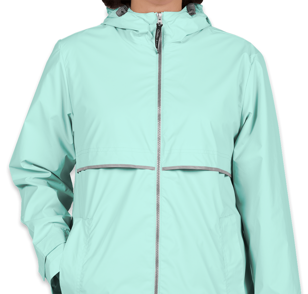 Charles River Women's New Englander Hooded Rain Jacket-default