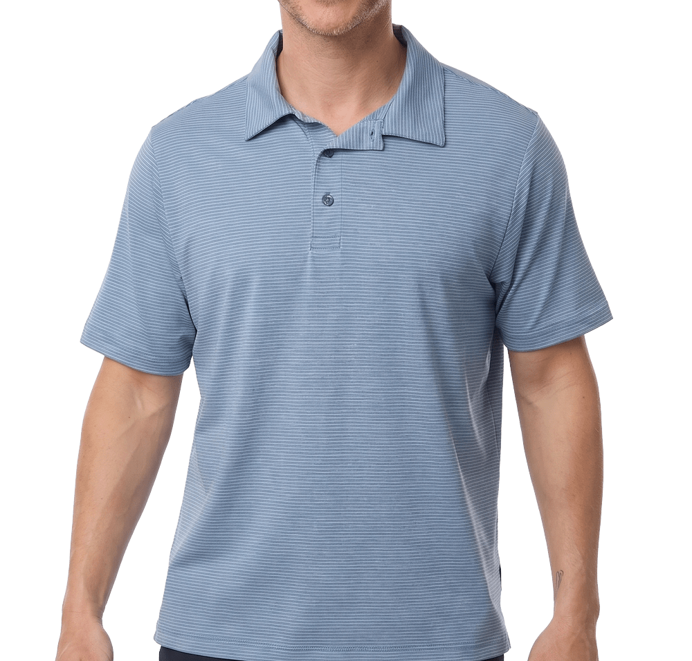 Team 365 Relay Recycled Heathered Stripe Performance Polo-default