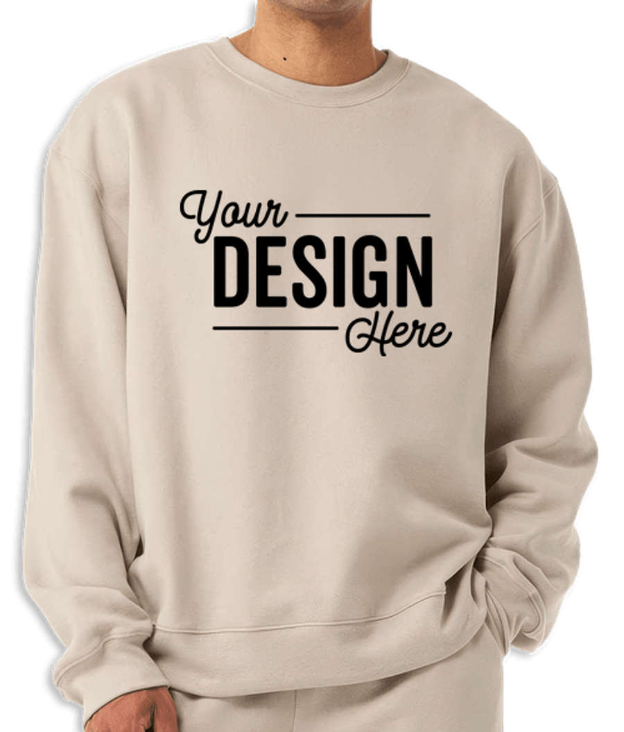 Bella + Canvas Heavyweight Crewneck Sweatshirt in Dust