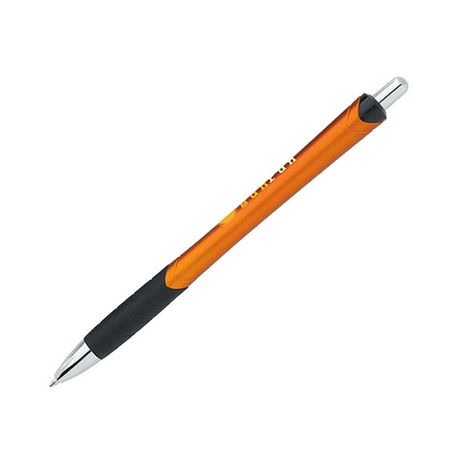 Metallic Slim Pen (black ink) in Black With Black Ink