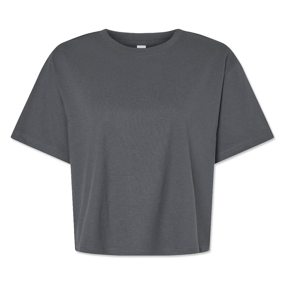Custom American Apparel Women's Fine Jersey Boxy T-shirt