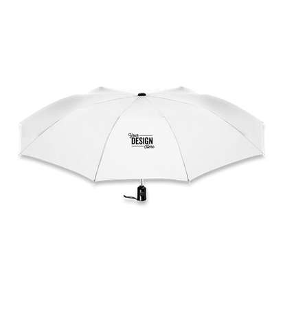 44" Arc ShedRain Auto Open Compact Umbrella - White