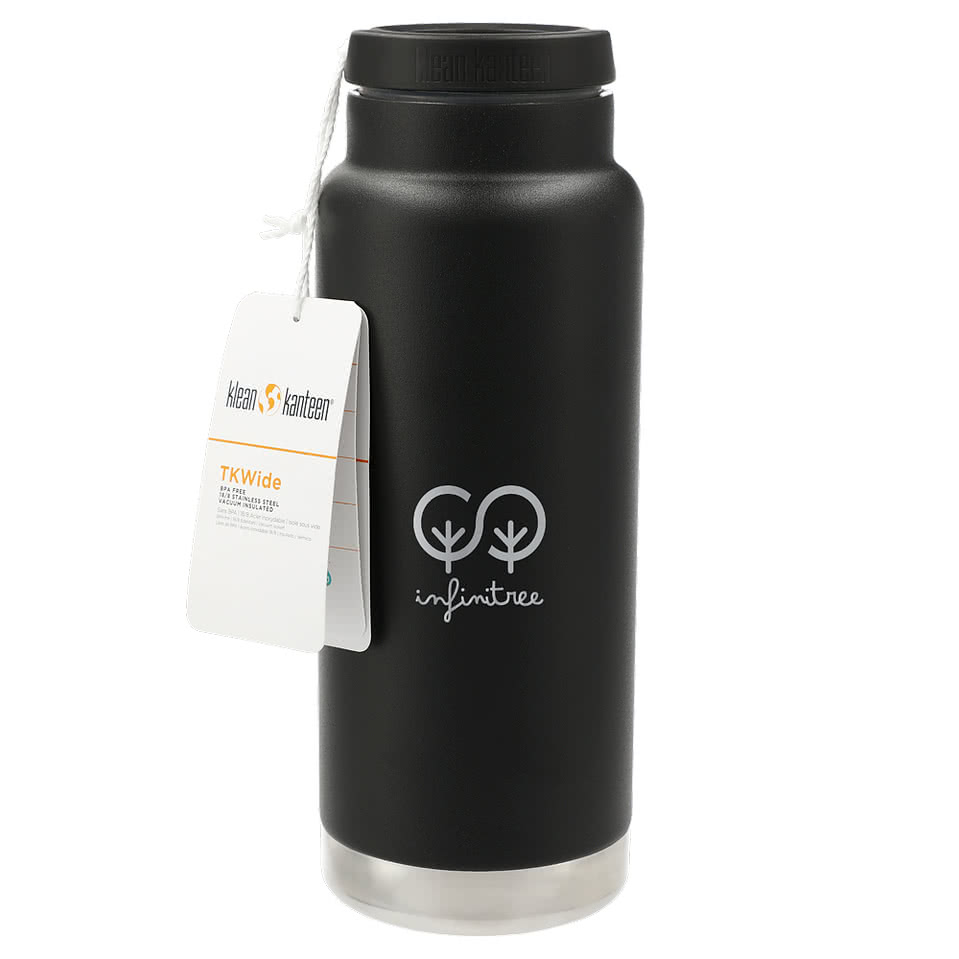 Klean Kanteen Laser Engraved 32 oz. Eco TKWide Water Bottle