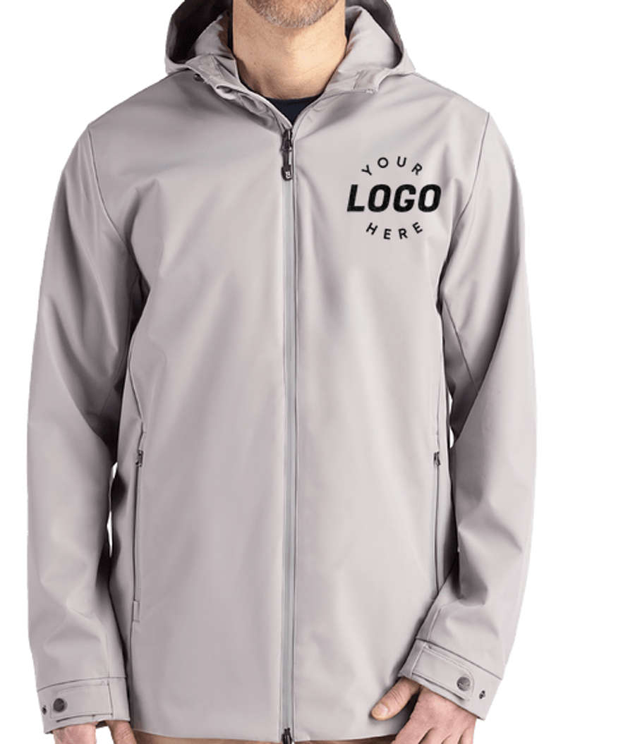 Cutter & Buck Camano Recycled Water Resistant Soft Shell Jacket in Polished