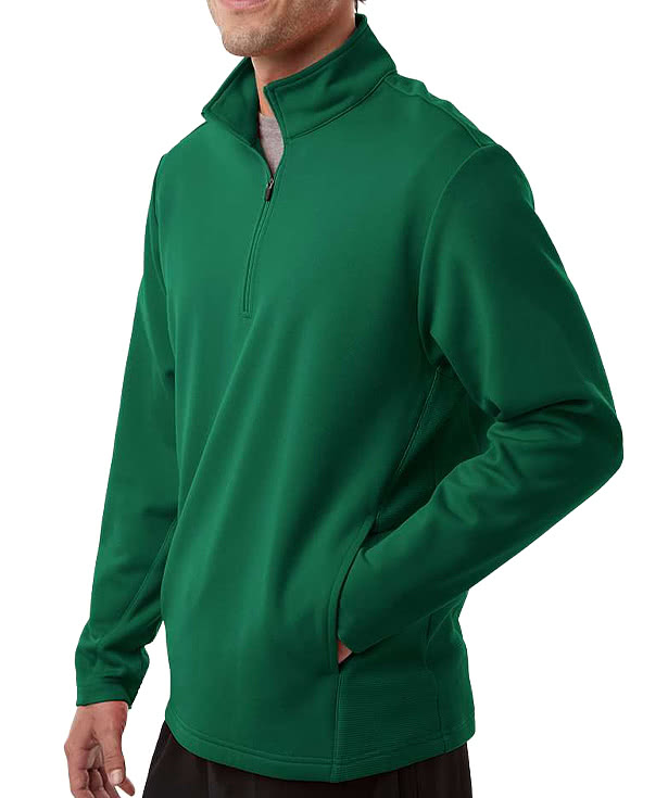 Team 365 Squad Cadet Tech Fleece Quarter Zip Pullover - Printed