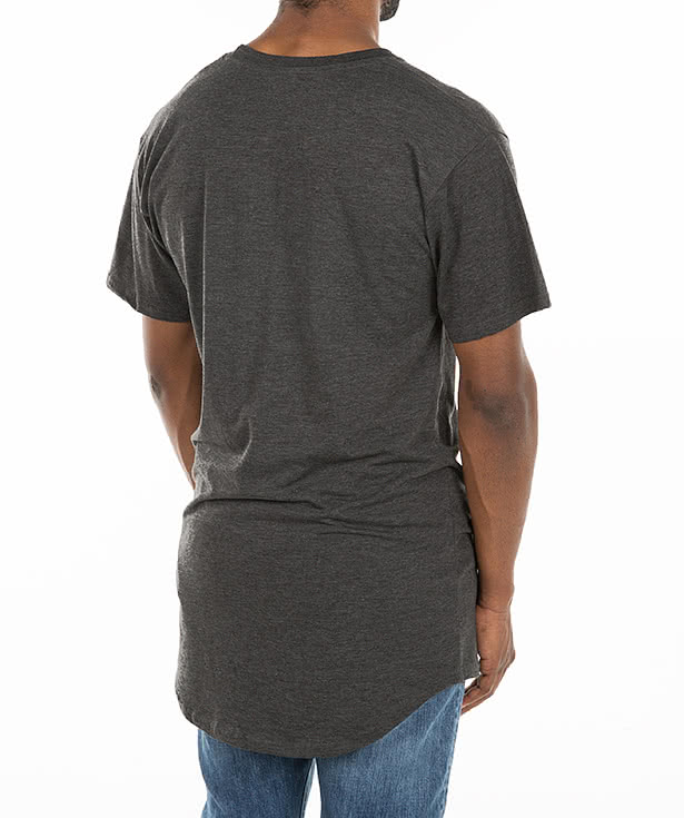 Design Custom Printed Canvas Urban Longer Length T-shirts Online