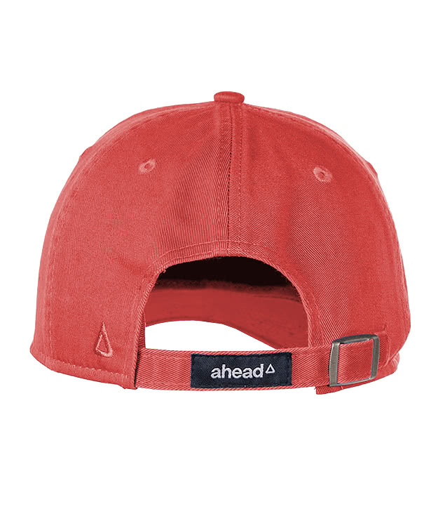 Ahead Largo Washed Twill Baseball Hat - Tan Rectangle Patch - Printed