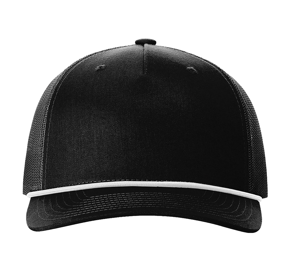 Richardson Five-Panel Rope Snapback Trucker Hat - Printed-default