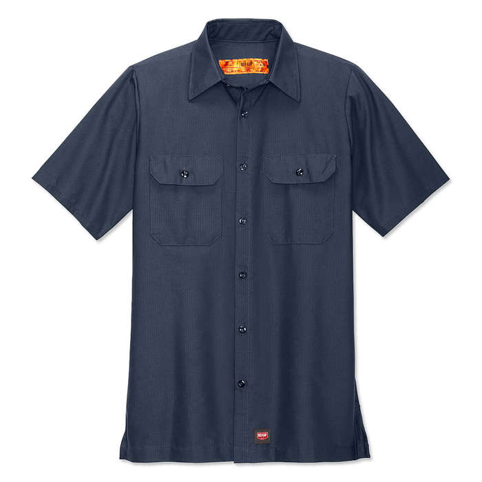 Red Kap Ripstop Performance Short Sleeve Work Shirt
