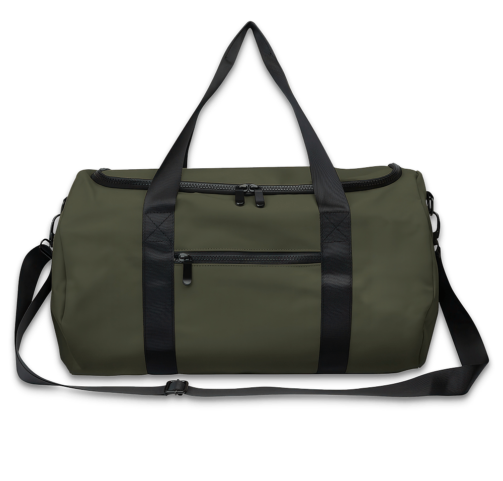 Hudson Recycled Leatherette Duffel Bag-default