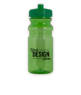 20 oz. Translucent Bike Water Bottle - Color: Translucent Green