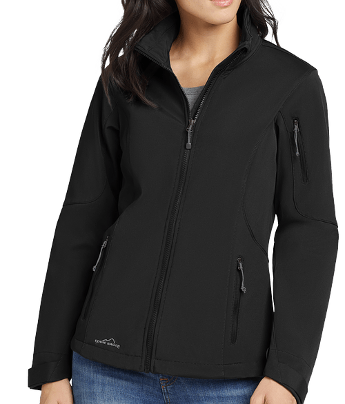 Eddie Bauer Women's Triple-Layer Soft Shell Jacket in Black
