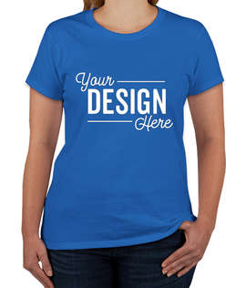Gildan Women's 100% Cotton T-shirt - Color: Royal
