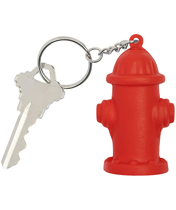 Fire Hydrant Stress Reliever Keychain