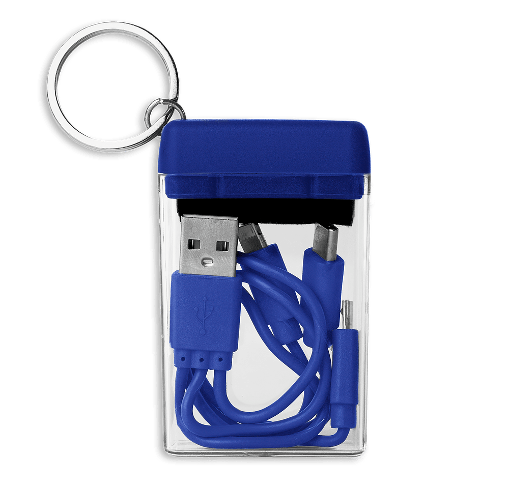 Full Color 4-in-1 Charging Cable and Screen Cleaner with Travel Case-default
