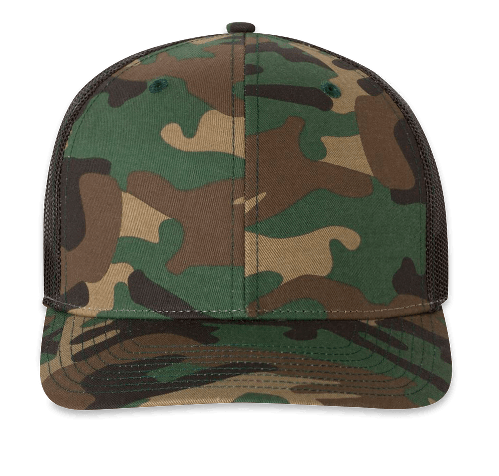 Richardson Patterned Snapback Trucker Hat-default