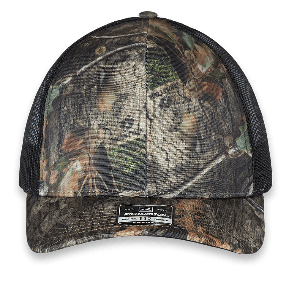 Richardson Patterned Snapback Trucker Hat-default
