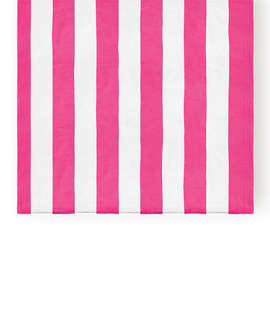 Port Authority Midweight Screenprinted Cabana Stripe Beach Towel - Color: Tropical Pink