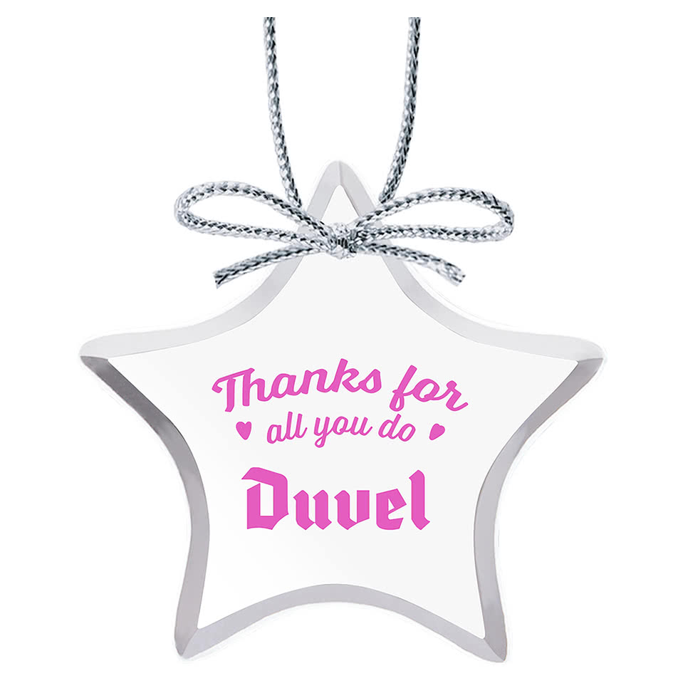 Crystal Star Ornament