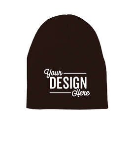 Yupoong Solid Beanie - Color: Brown