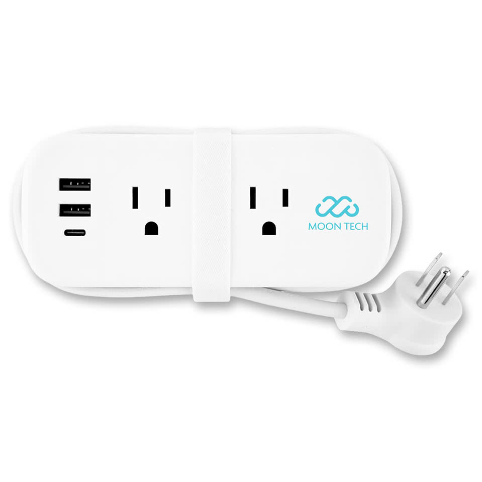 Compact Multi-Outlet Power Strip