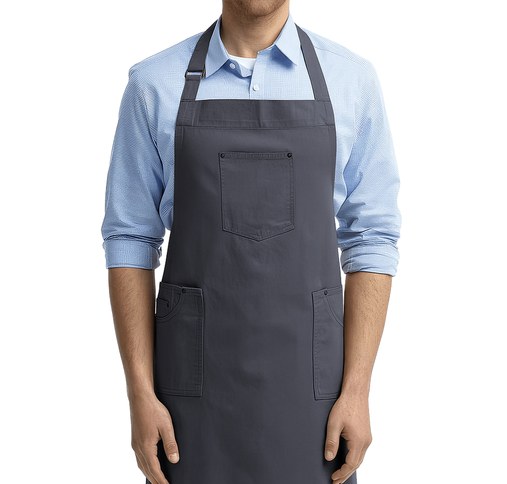 Artisan Collection Chino Full Length Three-Pocket Apron - Printed-default