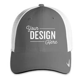 Nike Dri-FIT Mesh Back Hat - Color: Cool Grey / White