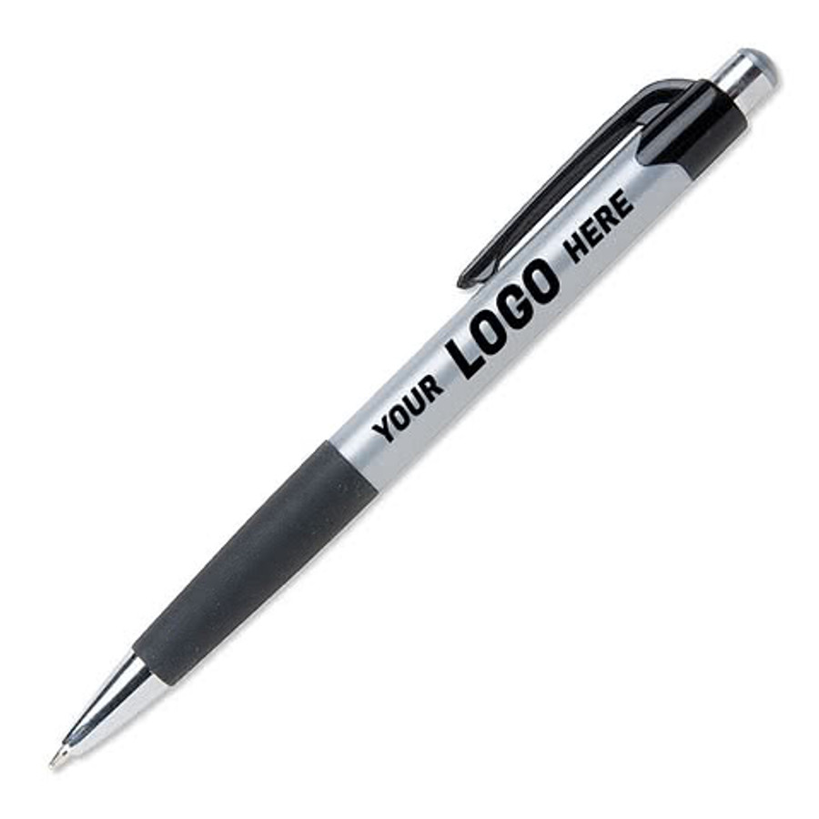 Mardi Gras Night Ballpoint Pen (black ink) in Silver