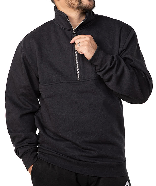 Charles River Response Heavyweight Quarter Zip Sweatshirt - Embroidered
