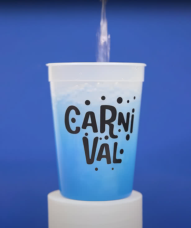 12 oz. Mood Plastic Stadium Cup (Case of 500)