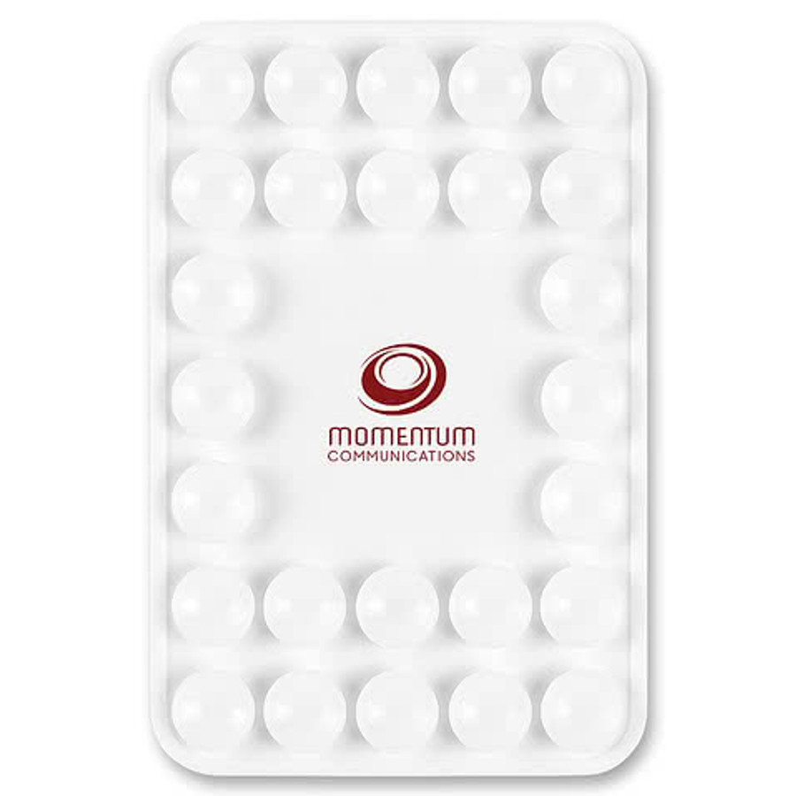 Magnetic Recycled Silicone Suction Phone Mount in White