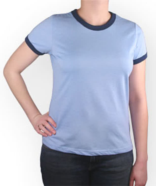Bella + Canvas Girly Heathered Ringer T-shirt