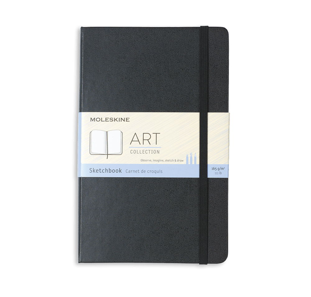Moleskine Sketchbook and Watercolor Pencils Coloring Kit-default