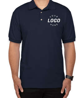 Gildan DryBlend 50/50 Jersey Polo - Color: Navy