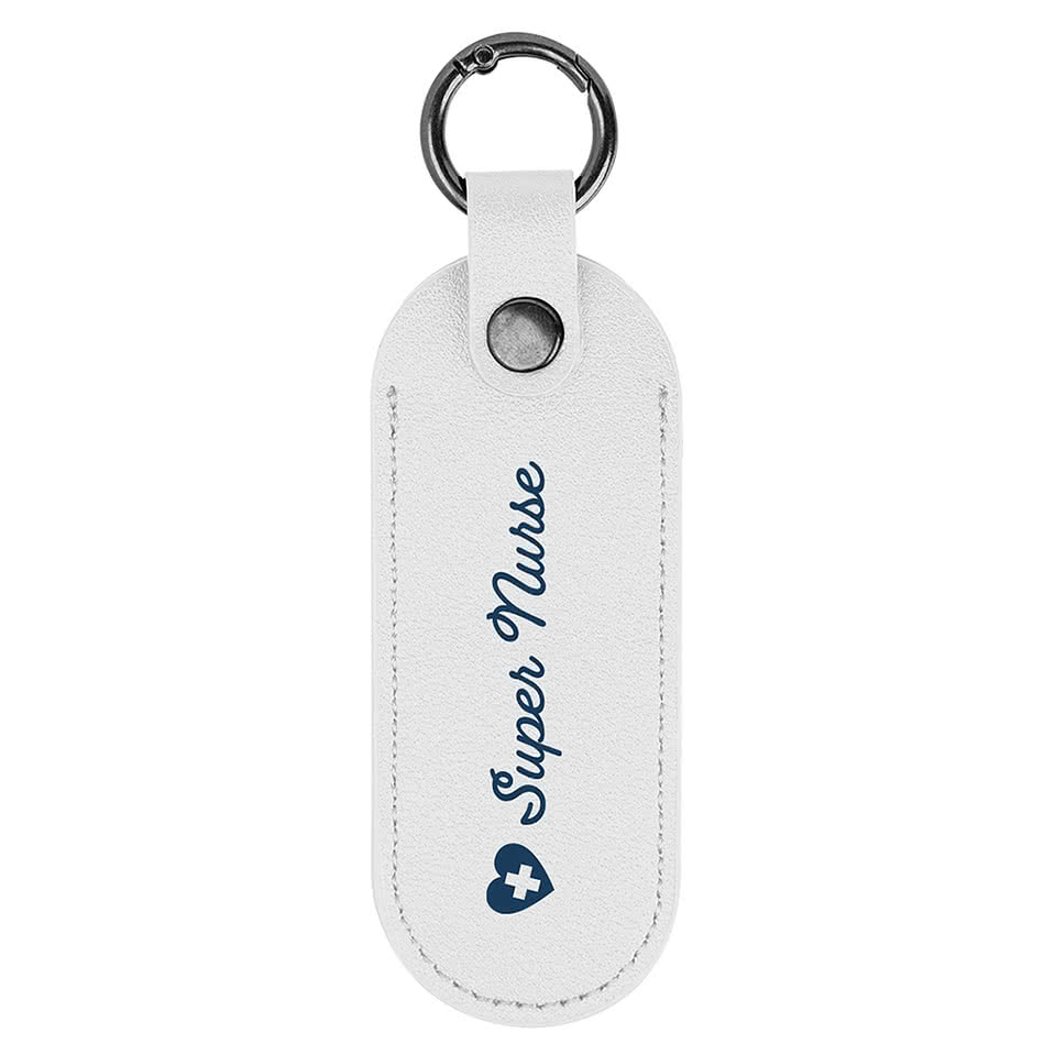Bates Leatherette Keychain