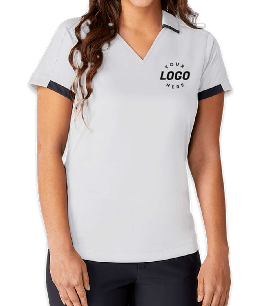 Elevate Women's Cerrado UPF 40+ Performance Polo in White