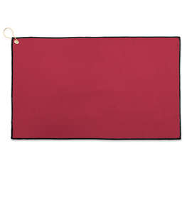 Full Color Epicolor Microfiber Waffle Golf Towel - Color: Maroon