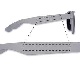Solid Malibu Sunglasses - Color: Silver