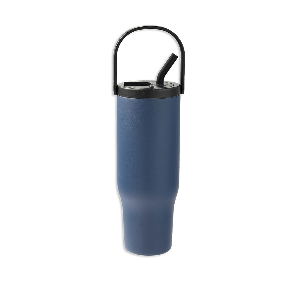 30 oz. Laser Engraved Trinity Recycled Leak Proof Tumbler with Straw-default
