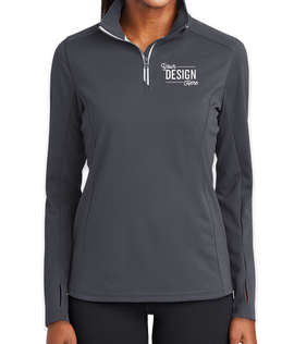 Sport-Tek Women's Sport-Wick Quarter Zip Performance Pullover - Color: Iron Grey
