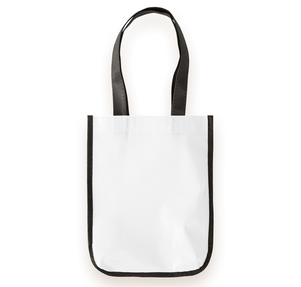 Small Laminated Shopper Tote Bag-default