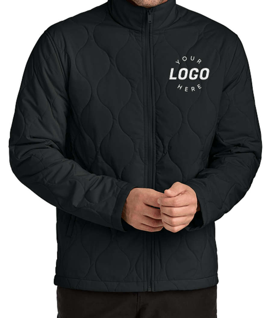 Mercer+ Mettle Quilted Liner Insulated Jacket in Deep Black