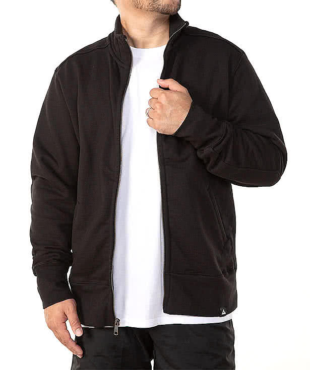 American Giant USA-Made Cadet Collar Full Zip Sweatshirt