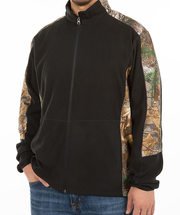 Port Authority Camo Full Zip Microfleece Jacket