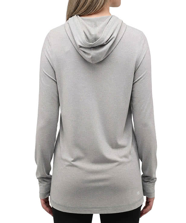 Wellable Women's Knit Recycled Hooded Long Sleeve Performance Shirt