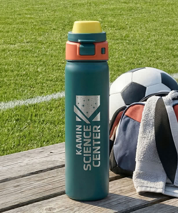 Laser Engraved 24 oz. Atlantis Copper Insulated Flip-Top Water Bottle