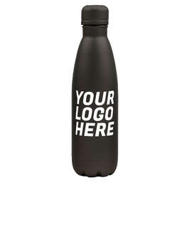 17 oz. Copper Vacuum Insulated Water Bottle - Color: Matte Black