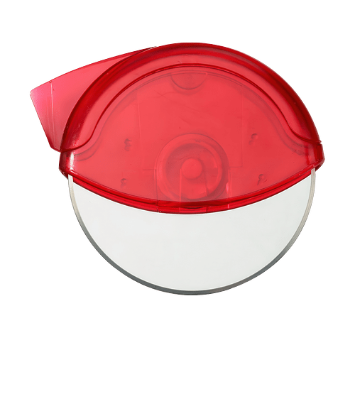 It-Za Pizza Cut-It with Stainless Steel Blade in Translucent Red