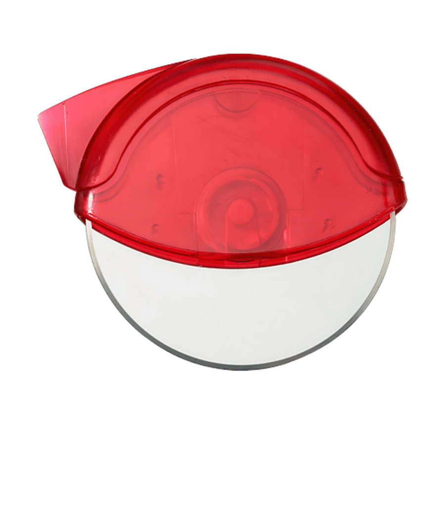 It-Za Pizza Cut-It with Stainless Steel Blade in Translucent Red