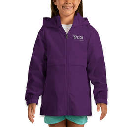 Team 365 Youth Zone Protect Lightweight Jacket - Color: Sport Purple